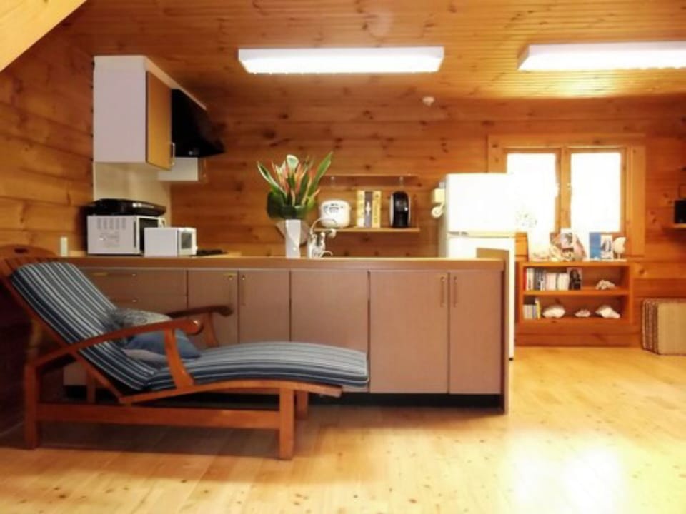 Flat-screen TV, DVD player