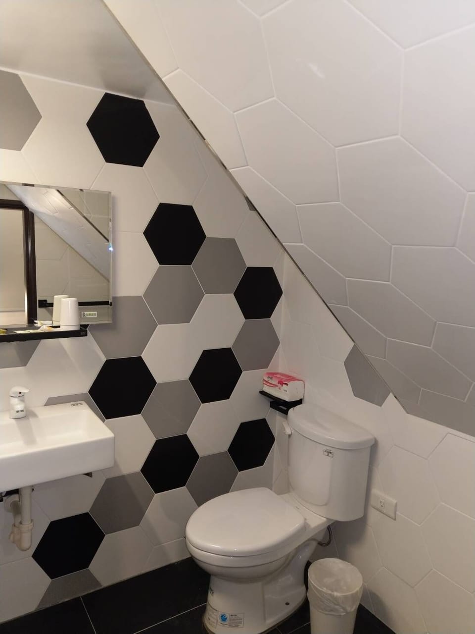 Standard Room | Bathroom | Shower, hair dryer, towels, shampoo