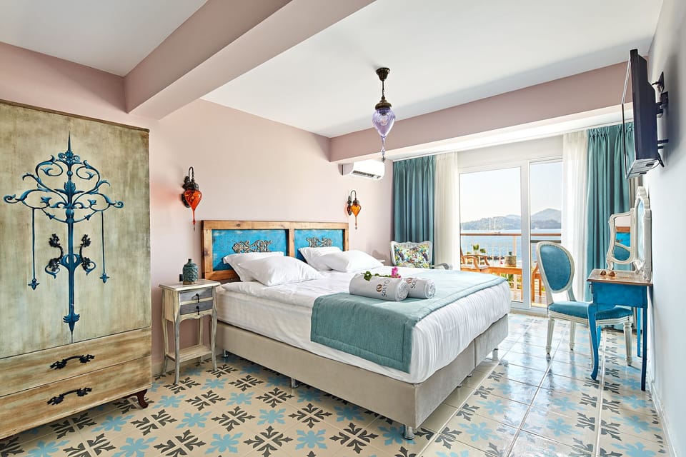 Deluxe Double Room, 1 Queen Bed, Sea View | View from room