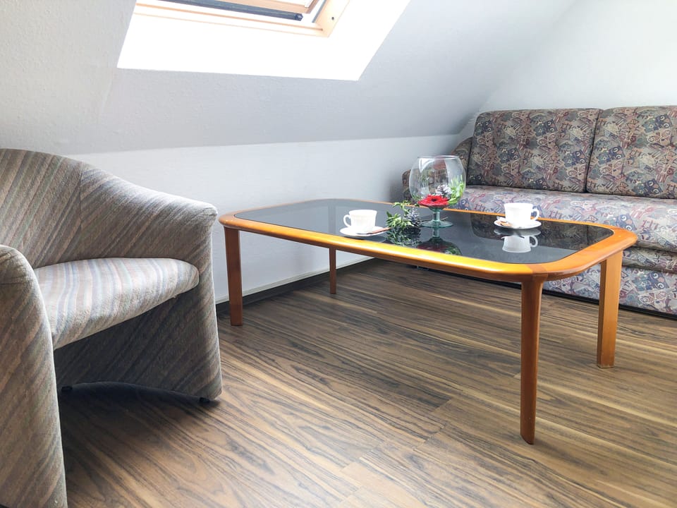 Double or Twin Room | Living area | Flat-screen TV