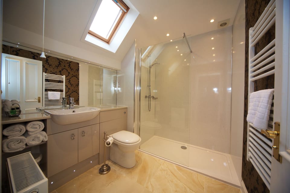 Superior Double Room | Bathroom | Shower, free toiletries, hair dryer, towels