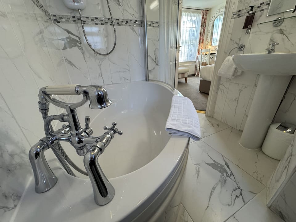 Executive Double Plus | Bathroom | Shower, free toiletries, towels