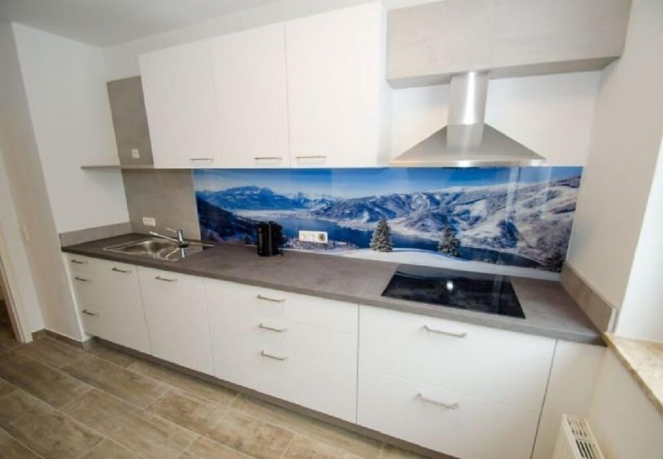 Apartment, 2 Bedrooms, Mountain View | Private kitchen | Fridge, microwave, oven, stovetop