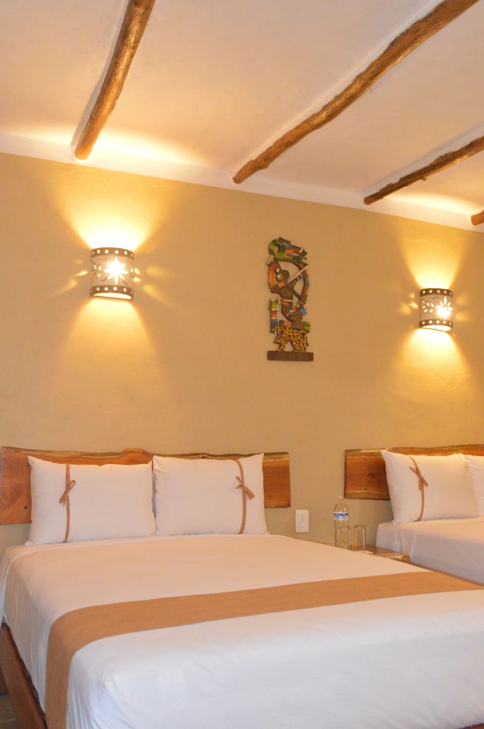 Classic Double Room, 2 Double Beds | Desk, free WiFi, bed sheets