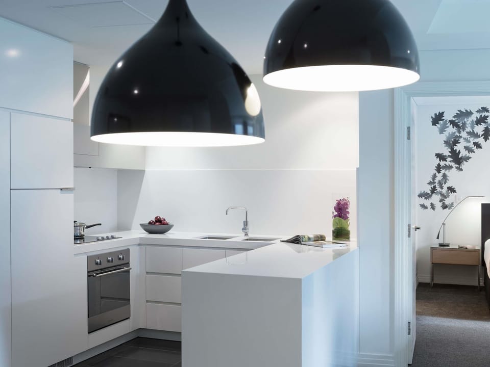 Apartment, 2 Bedrooms, Kitchen | Premium bedding, pillowtop beds, minibar, in-room safe