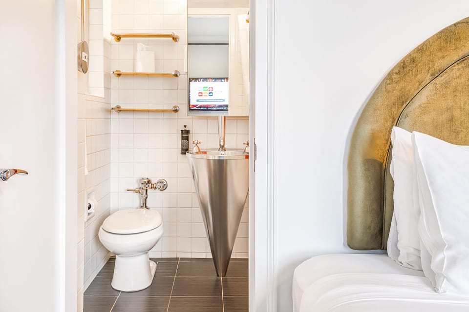 Entertainment Suite | Bathroom | Free toiletries, hair dryer, towels, soap