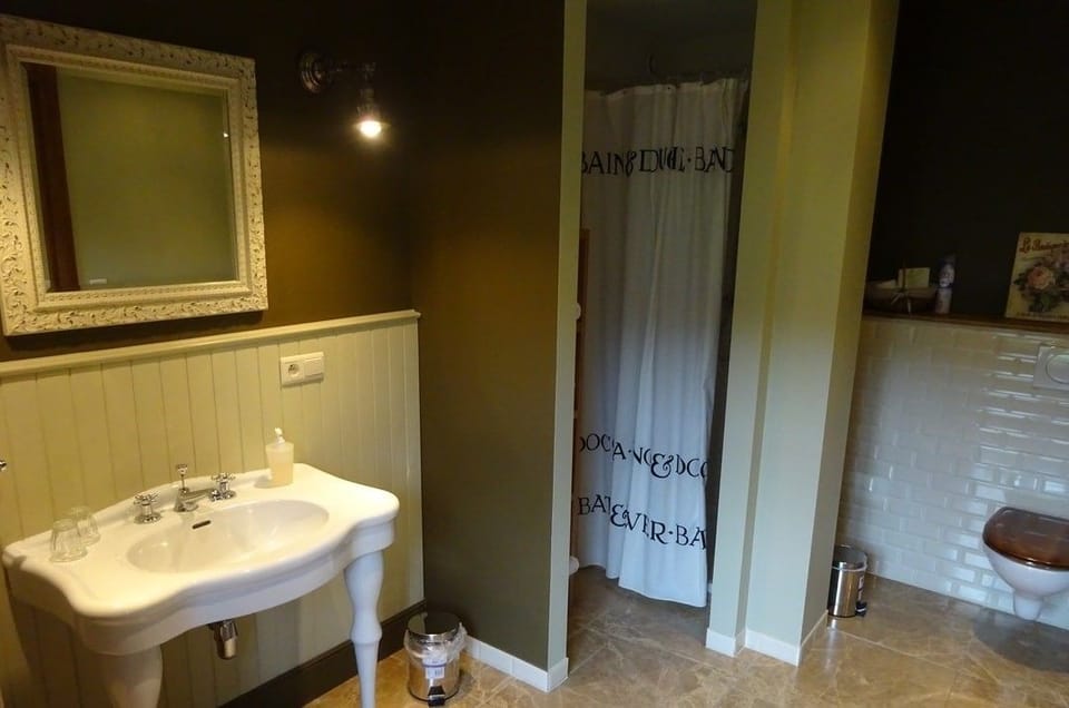 Double Room | Bathroom | Shower, hair dryer, towels