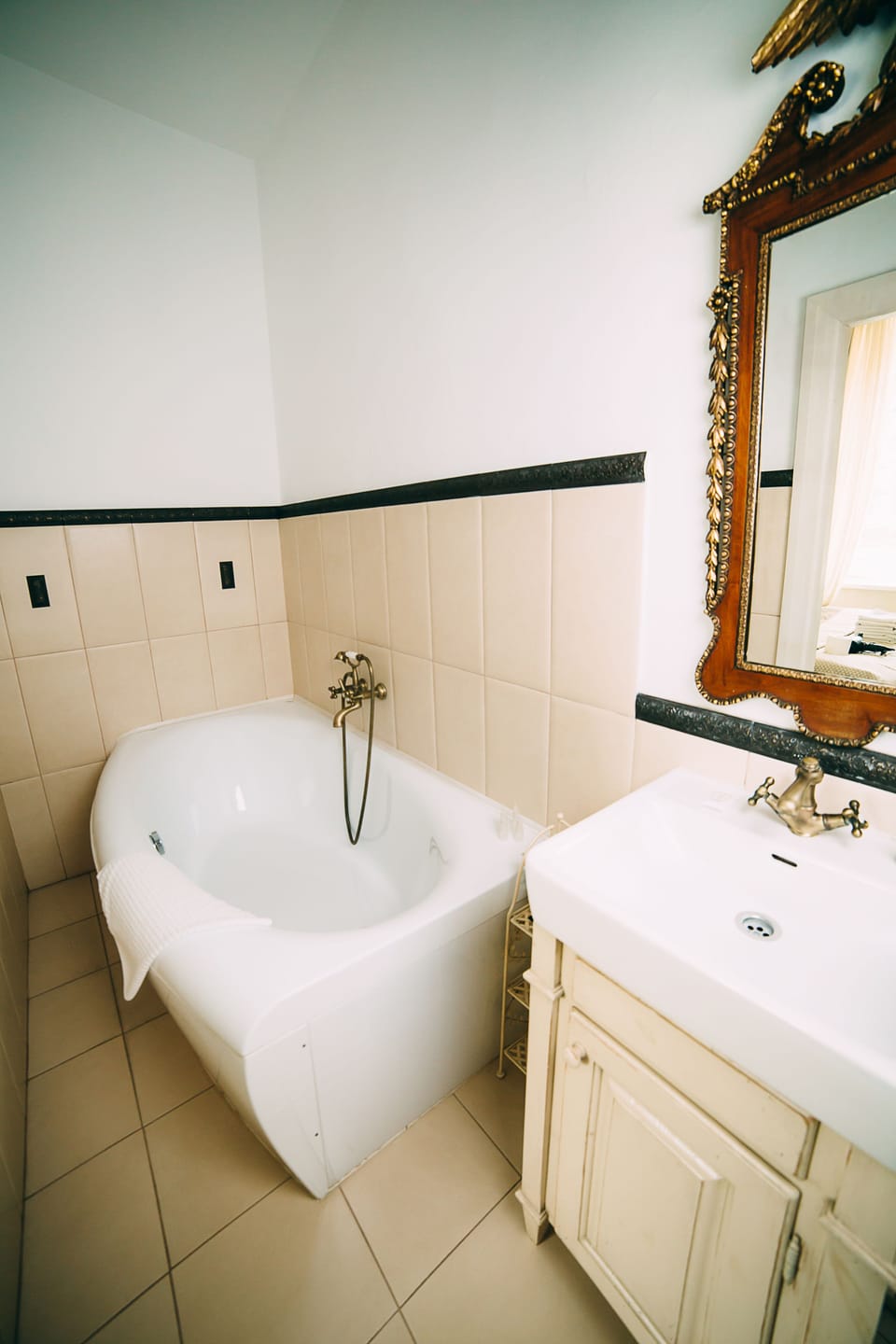 Free toiletries, hair dryer, towels