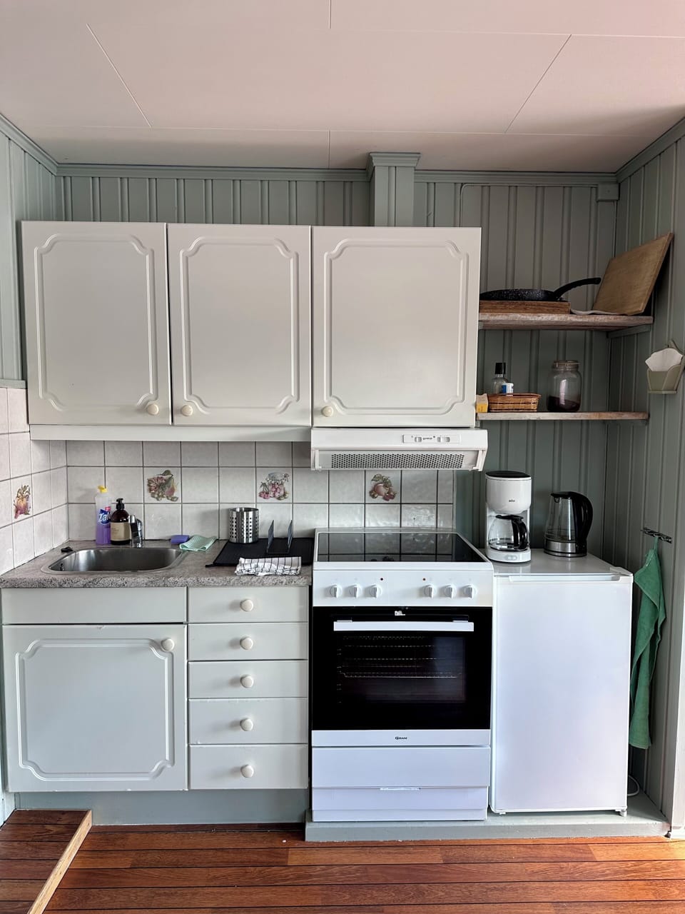 Comfort Apartment, 2 Bedrooms, Kitchen, Ocean View (Liv) | Private kitchen | Coffee/tea maker, fridge, oven, stovetop