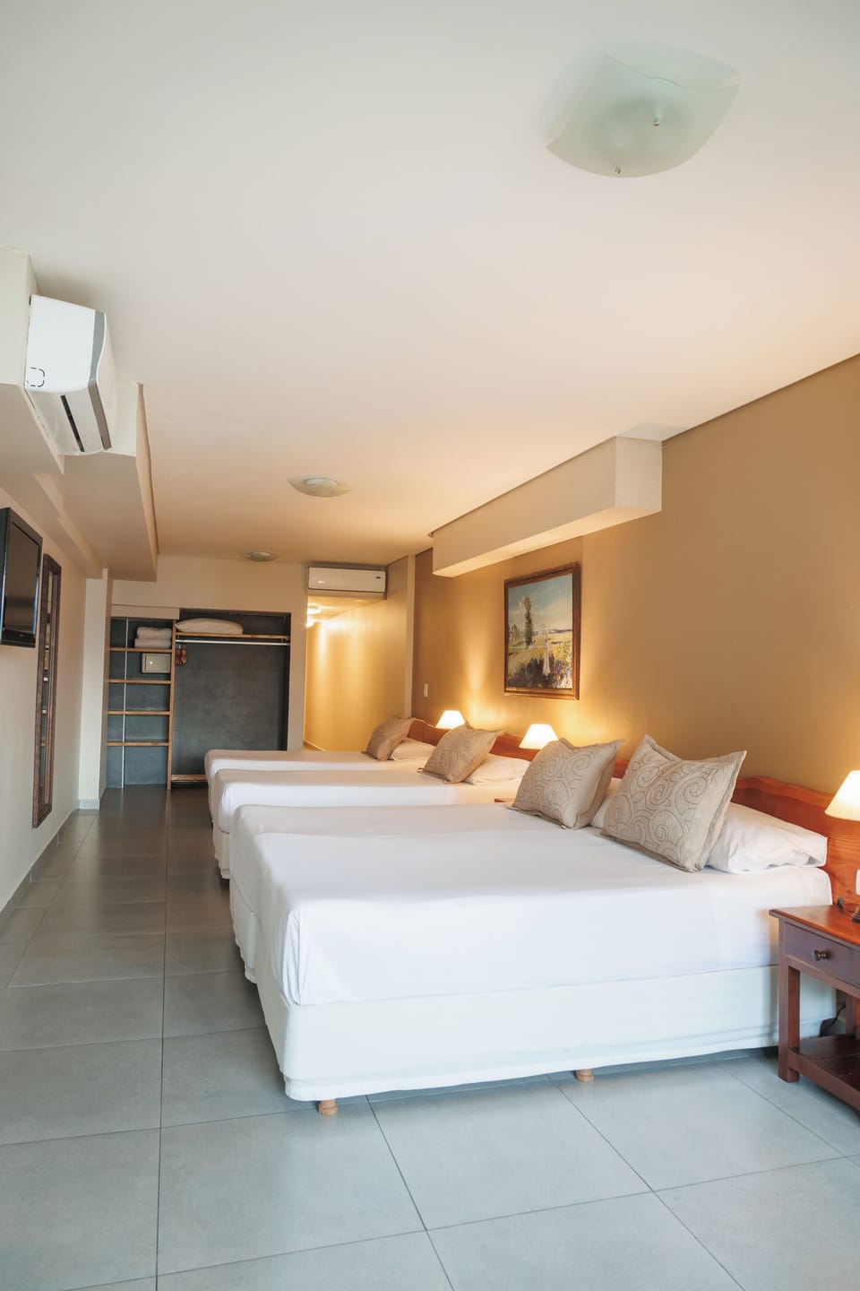 Quadruple Room, Lake View | In-room safe, free WiFi, bed sheets