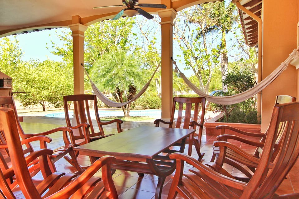 Deluxe House, Multiple Bedrooms, Non Smoking, Pool View | Terrace/patio