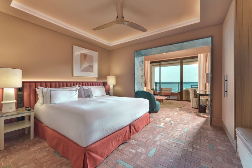 Premium bedding, memory foam beds, minibar, in-room safe