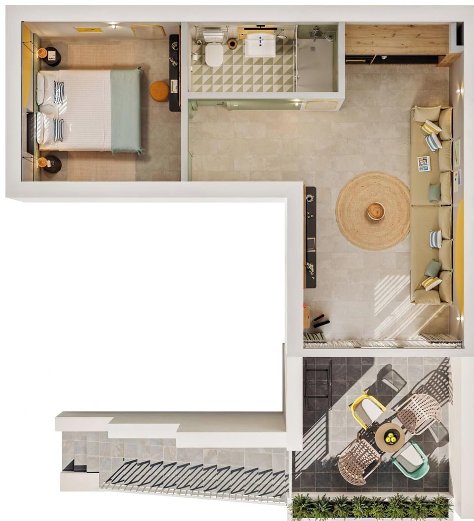 Suite for 2+2 - Residence | Floor plan