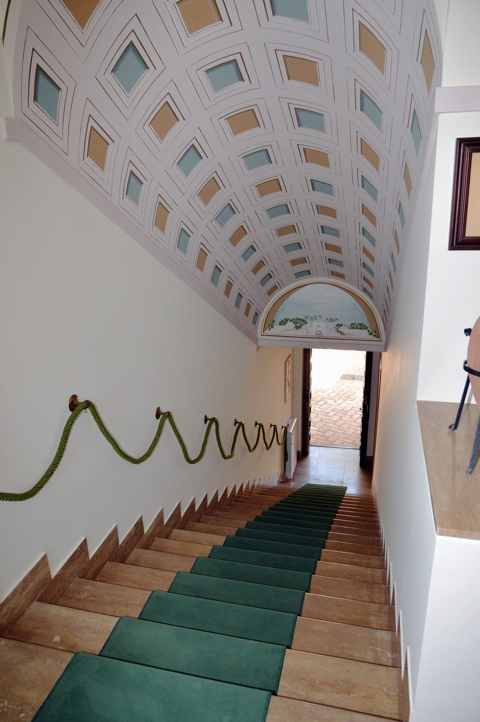 Interior entrance