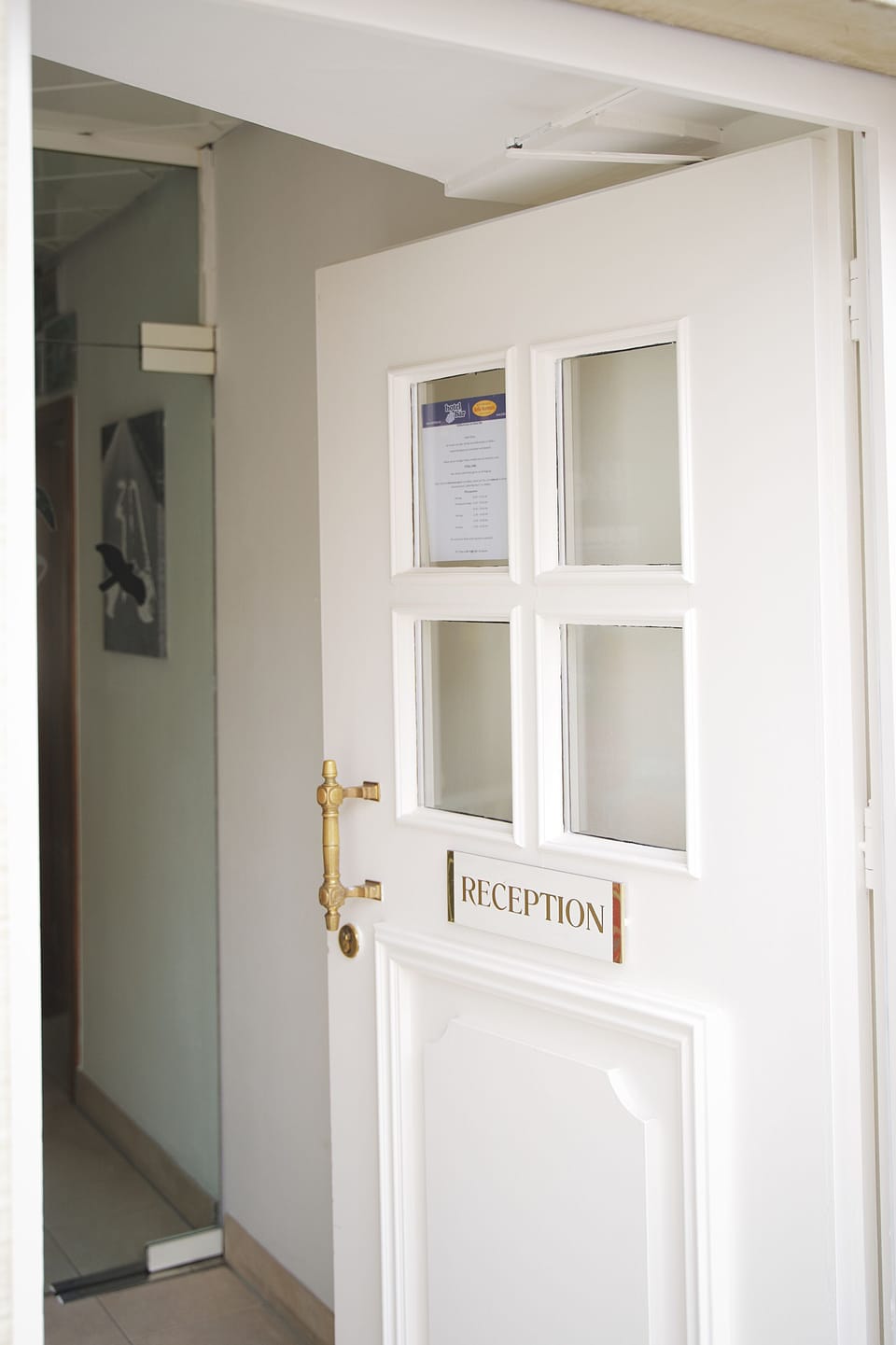 Interior entrance