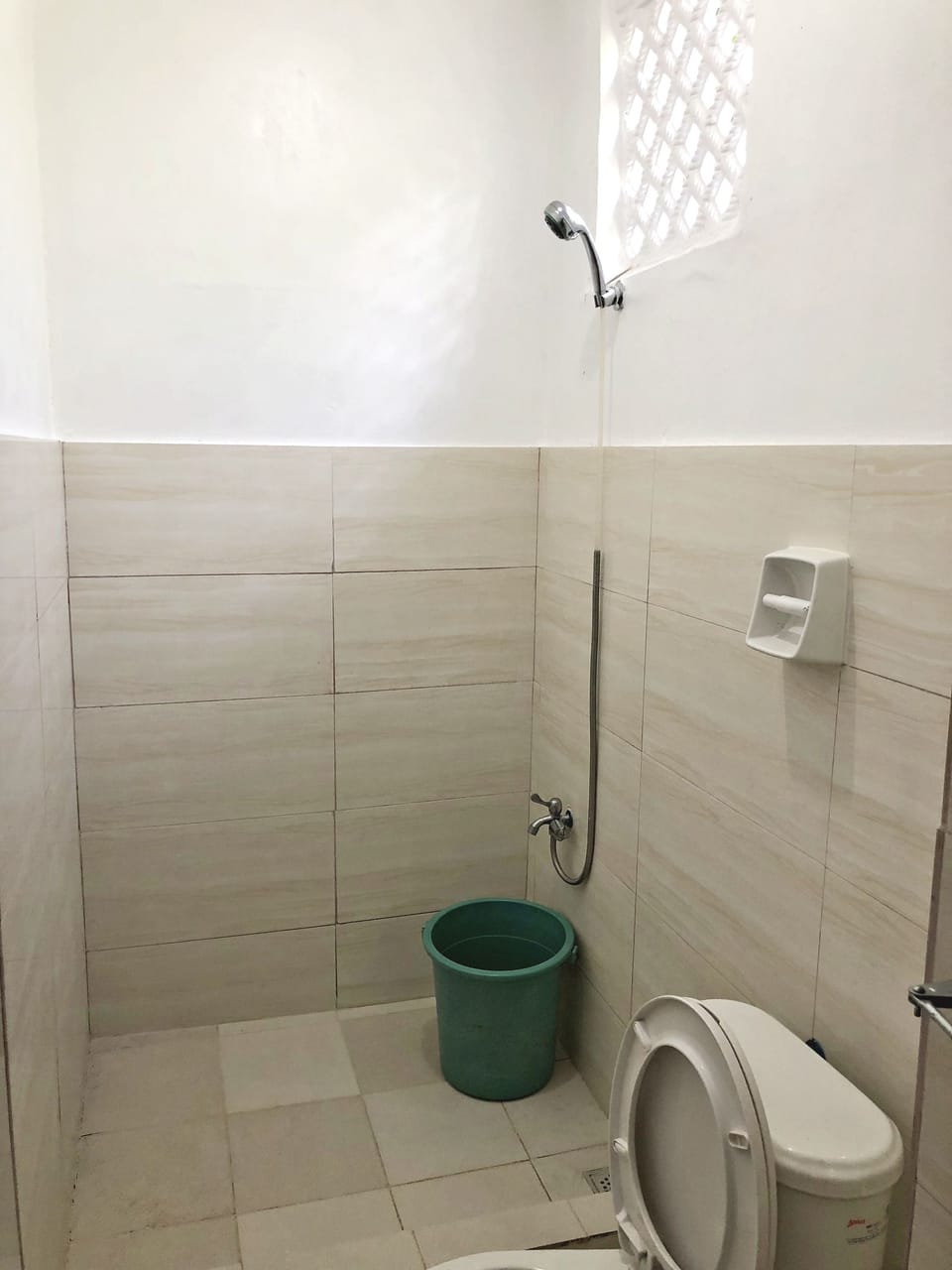 Shower, towels