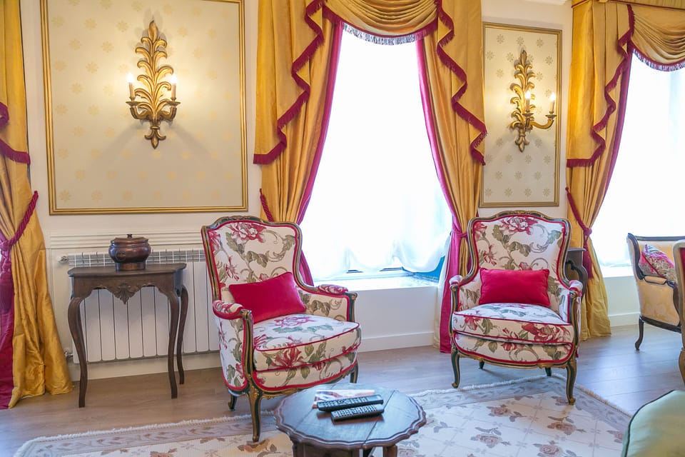 Lobby sitting area