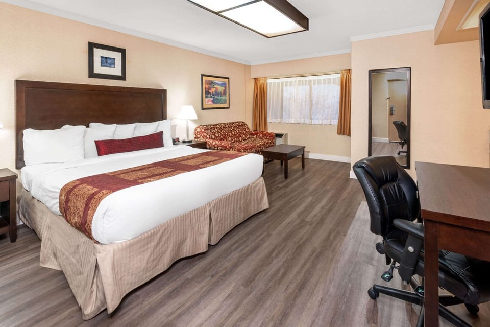 Suite, 1 King Bed, Non Smoking (with Sofabed) | Desk, blackout drapes, iron/ironing board, cribs (free)