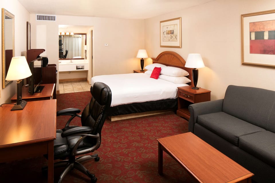 Premium Room, 1 King Bed with Sofa bed, Non Smoking | Desk, iron/ironing board, cribs/infant beds, rollaway beds