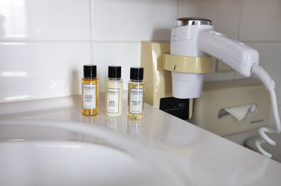 Double or Twin Room | Bathroom | Combined shower/tub, free toiletries, hair dryer, bathrobes