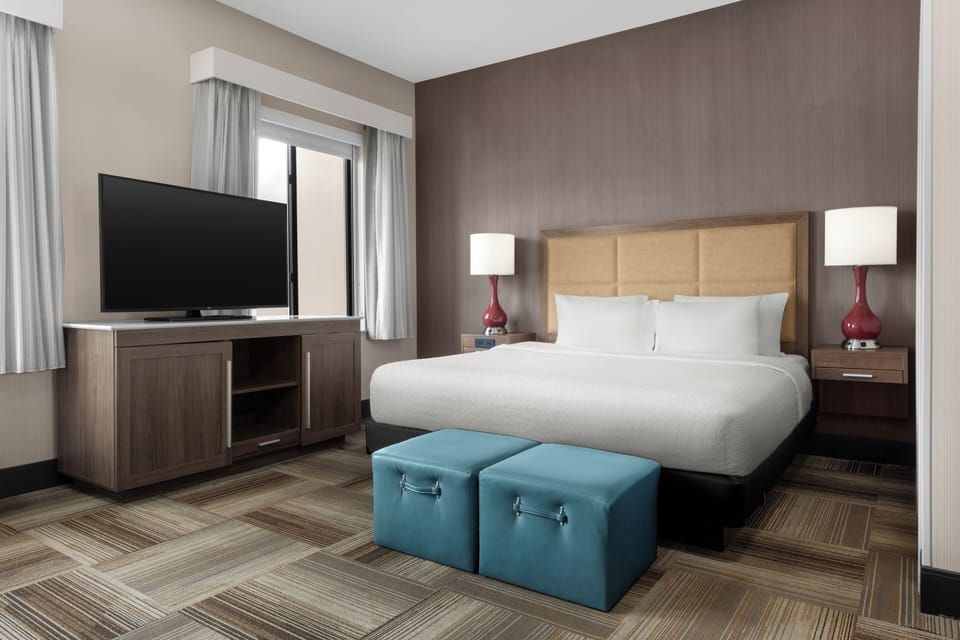 Hypo-allergenic bedding available, blackout drapes, iron/ironing board