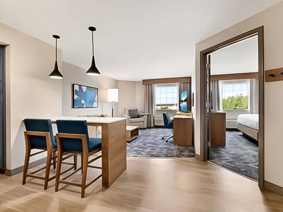 Pillowtop beds, individually furnished, desk, laptop workspace