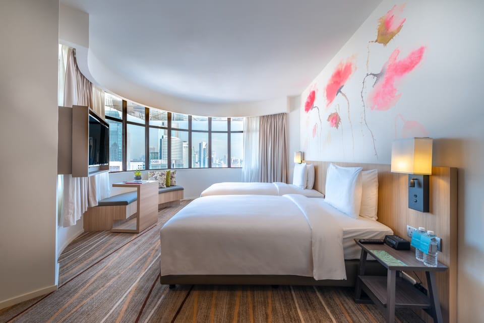 Deluxe Room, 2 Twin Beds, Kuala Lumpur Tower View, Tower | In-room safe, soundproofing, rollaway beds (surcharge), WiFi (free)