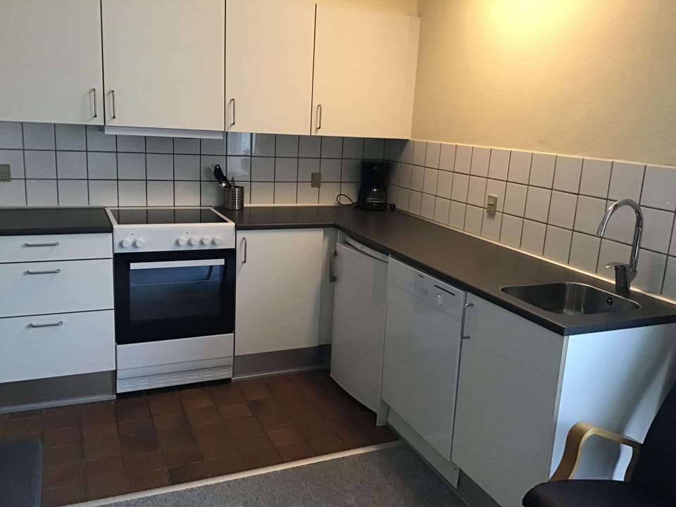 Comfort Apartment, 2 Bedrooms, Kitchen | Private kitchen | Coffee/tea maker, full-size fridge, oven, stovetop