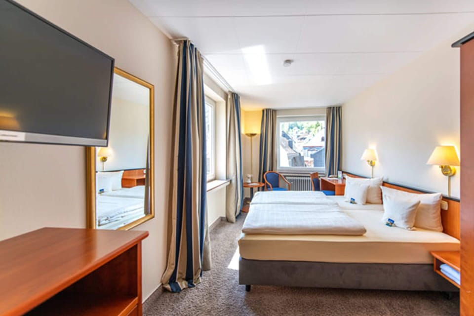 Double or Twin Room, City View | Minibar, desk, soundproofing, free WiFi