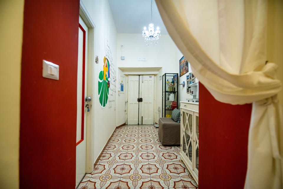 Interior entrance
