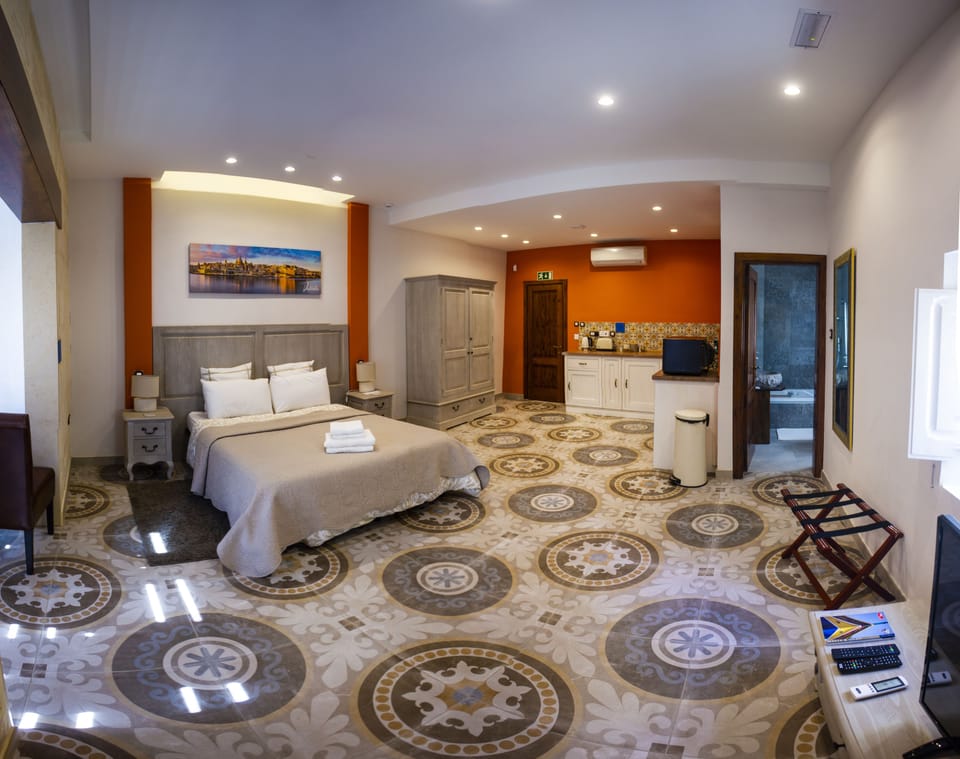 Superior Double Room, City View | Premium bedding, in-room safe, individually furnished, blackout drapes