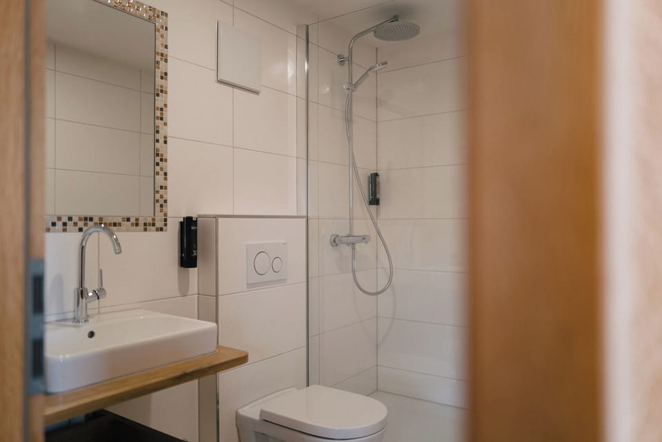 Superior Double Room | Bathroom | Free toiletries, bathrobes, towels