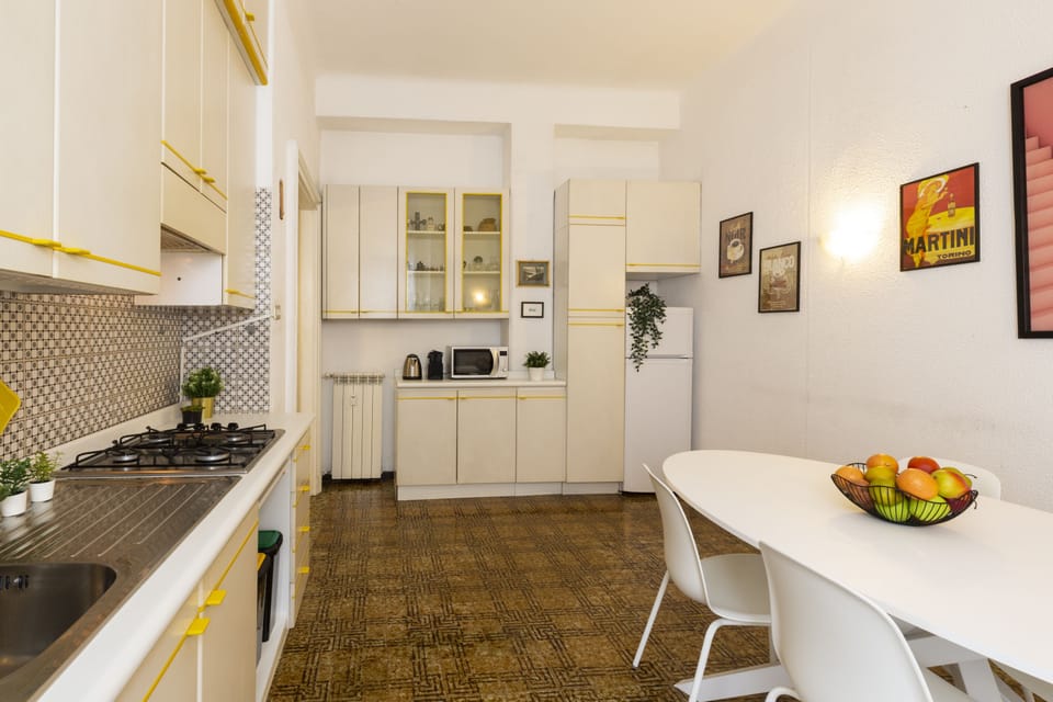 Apartment | Private kitchen | Full-size fridge, oven, stovetop, espresso maker