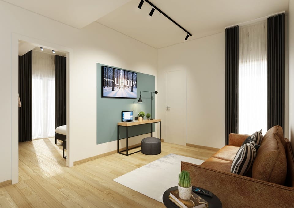 Suite, 1 Queen Bed with Sofa bed, Balcony | Minibar, in-room safe, soundproofing, cribs (surcharge)
