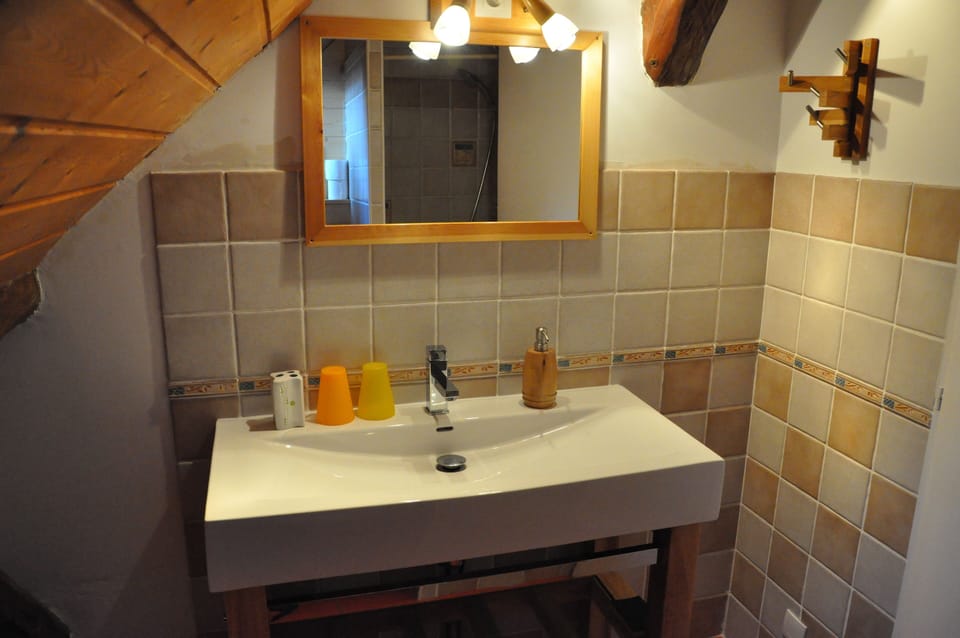 Family Suite, Private Bathroom, Mountain View (Molliessoulaz) | Bathroom