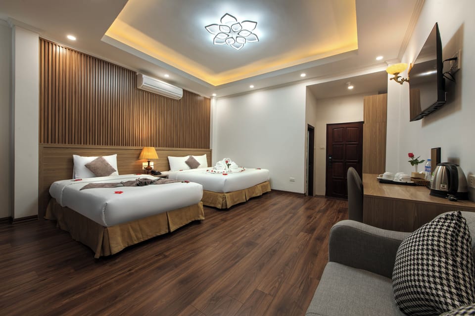 Family Quadruple Room, Balcony | Premium bedding, down comforters, Select Comfort beds, minibar