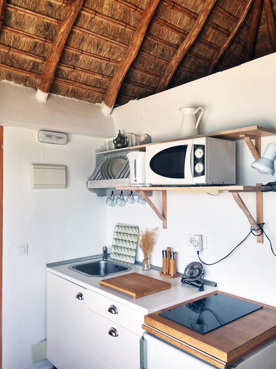 Superior Bungalow, Sea View | Private kitchen | Full-size fridge, microwave, stovetop, coffee/tea maker