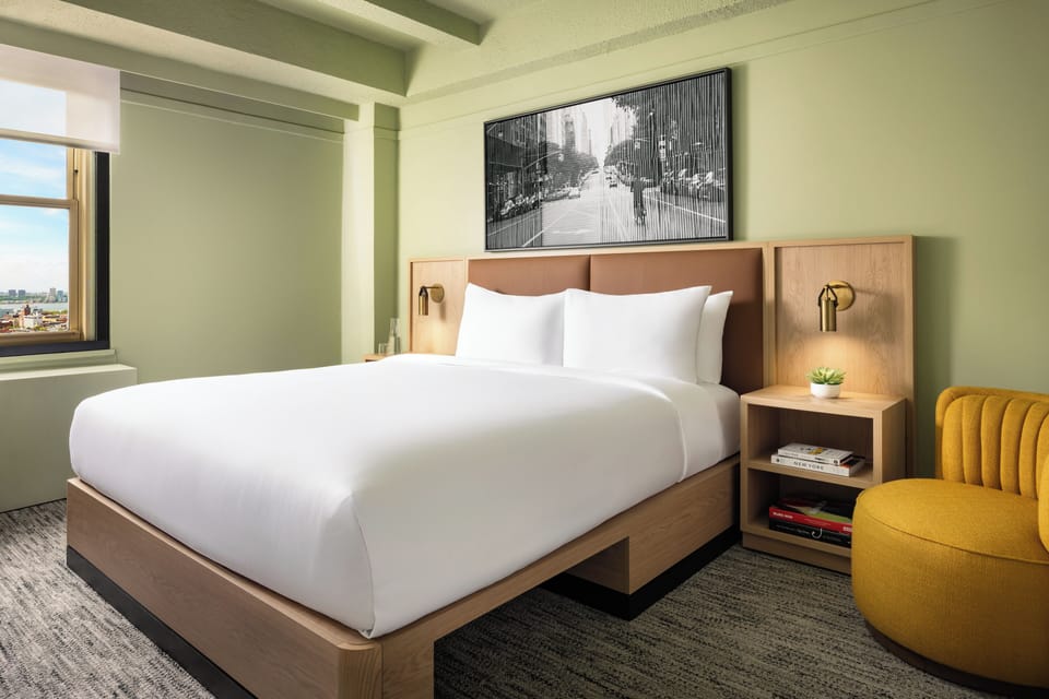 Premium bedding, pillowtop beds, in-room safe, desk