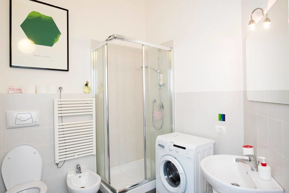Basic Apartment, 2 Bedrooms | Bathroom | Shower, free toiletries, towels, soap