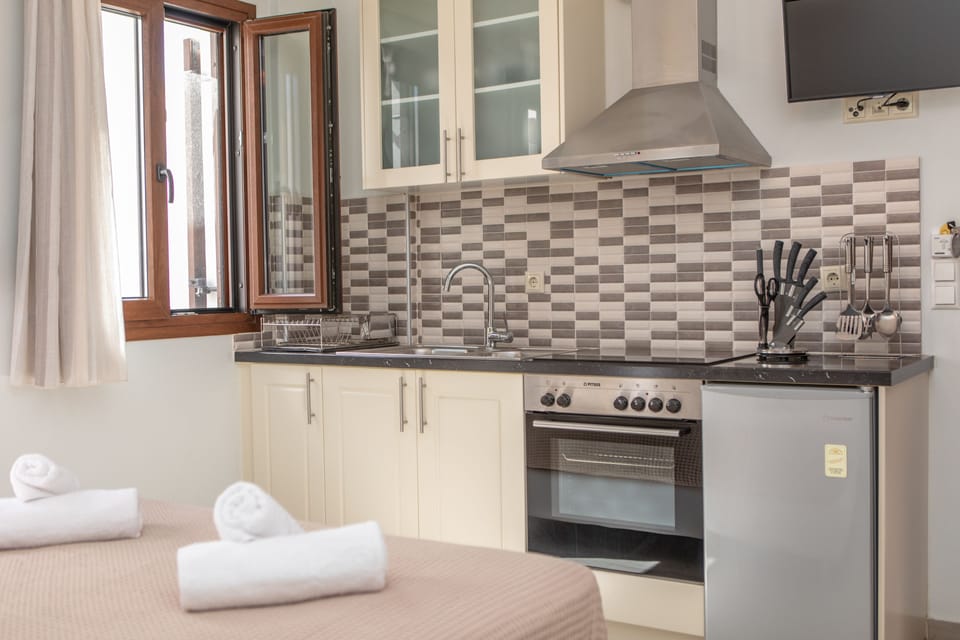 Standard Studio | Private kitchen | Fridge, microwave, stovetop, coffee/tea maker