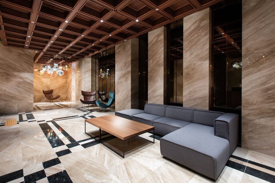 Lobby sitting area