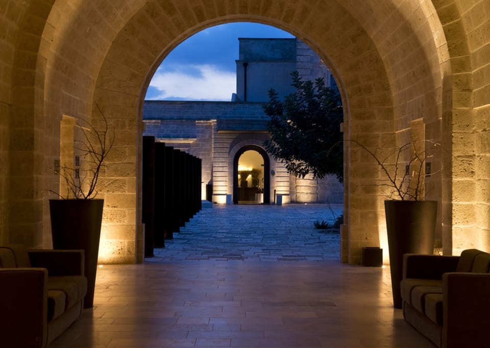 Front of property - evening/night