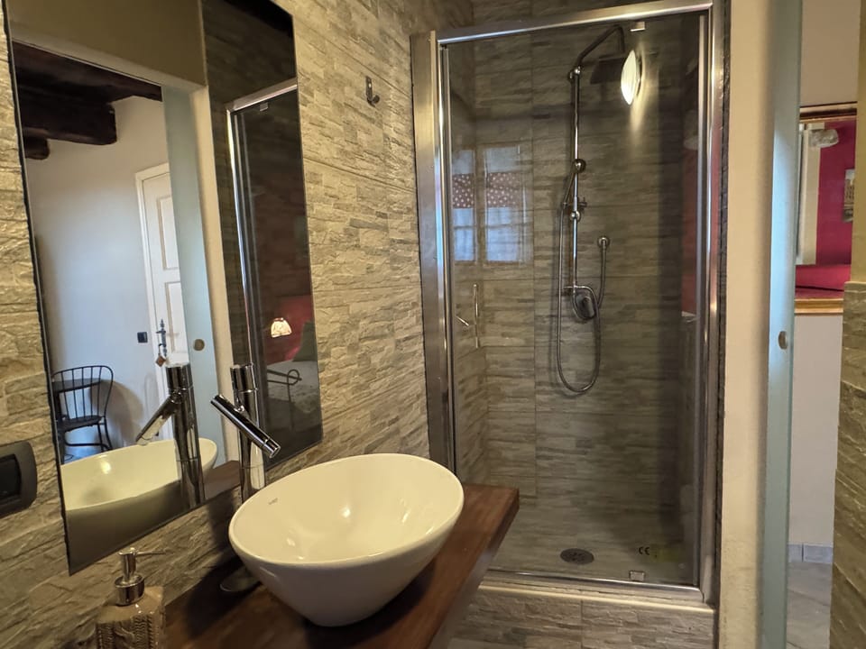 Room | Bathroom | Shower, free toiletries, hair dryer