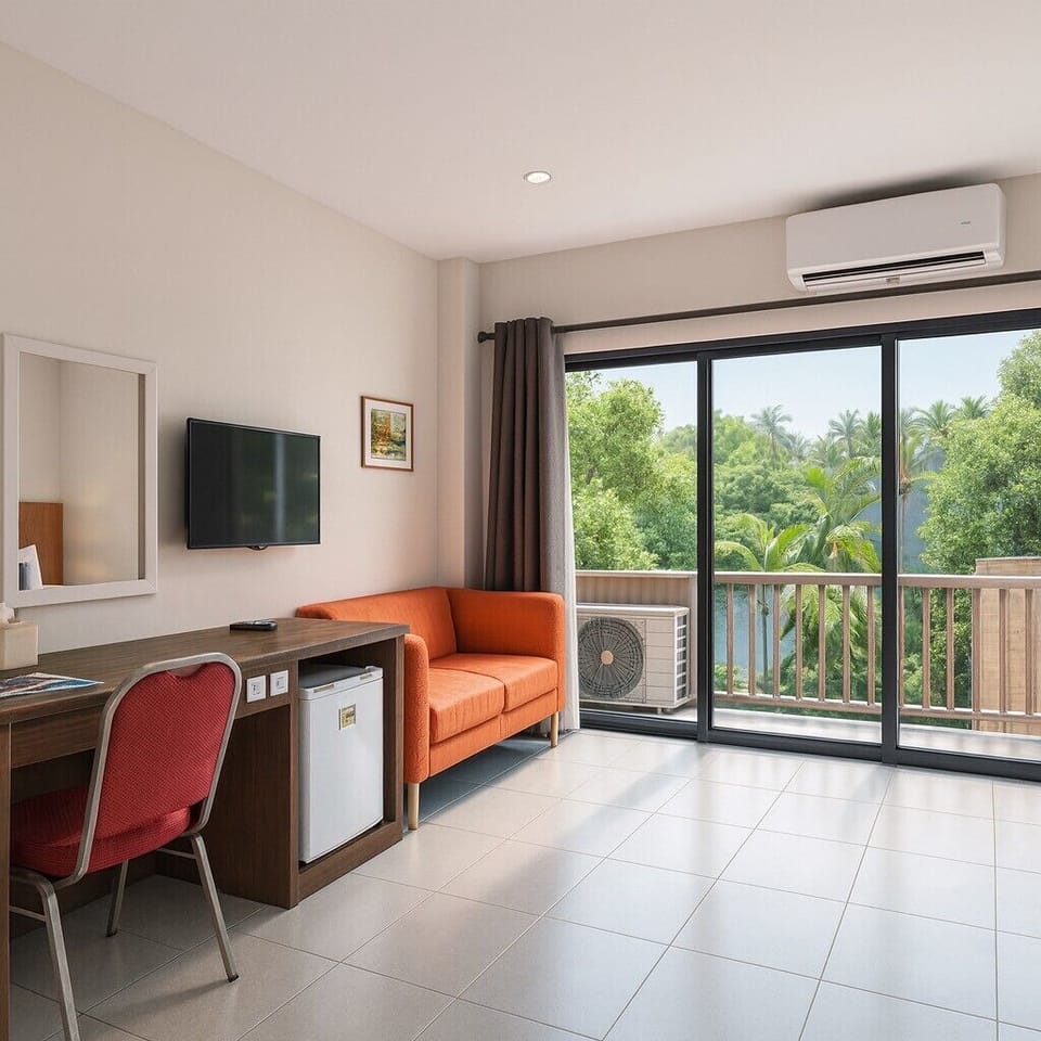 Standard Room | 1 bedroom, desk, blackout drapes, iron/ironing board