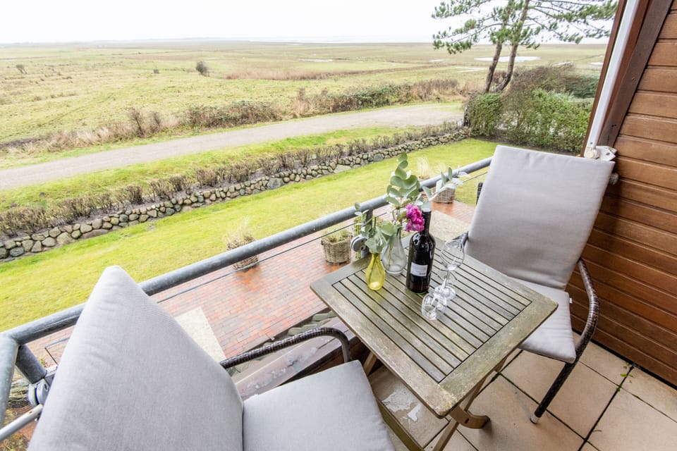 Luxury Apartment, Private Bathroom, Sea View | Balcony view