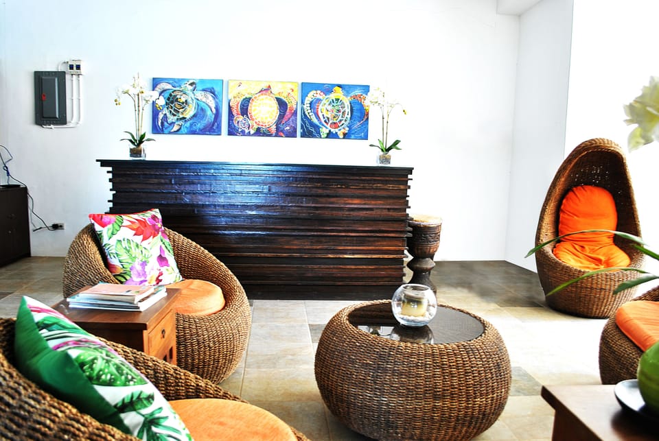 Lobby sitting area