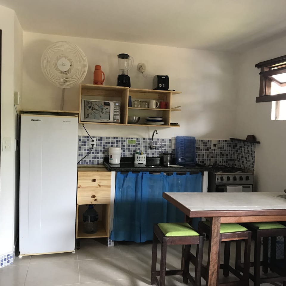 Family Studio, Multiple Beds, Kitchen | Private kitchen | Fridge, microwave, oven, coffee/tea maker