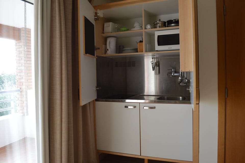 Studio Suite | Private kitchenette | Fridge, microwave, stovetop, coffee/tea maker