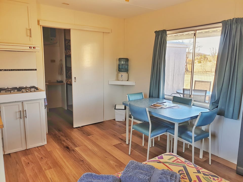 The Jillaroo's Hut | Living area | 32-inch LCD TV with cable channels, TV, DVD player