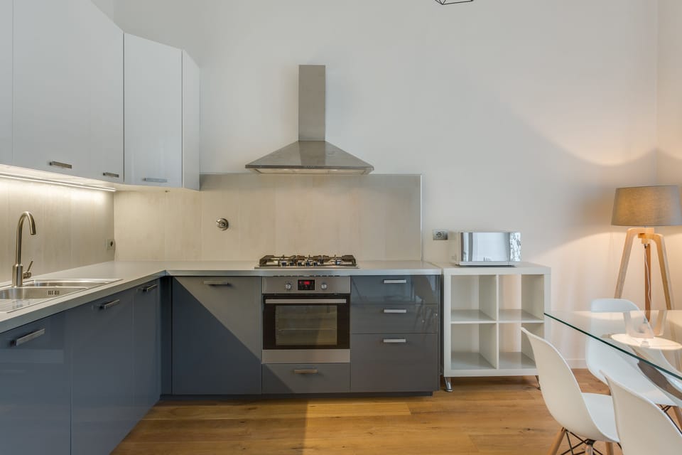 Apartment, 3 Bedrooms | Private kitchen | Fridge, microwave, dishwasher, electric kettle